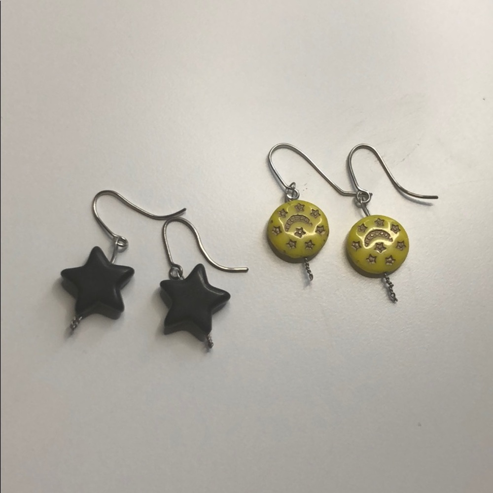 Handcrafted Dangly Earing Star Collection